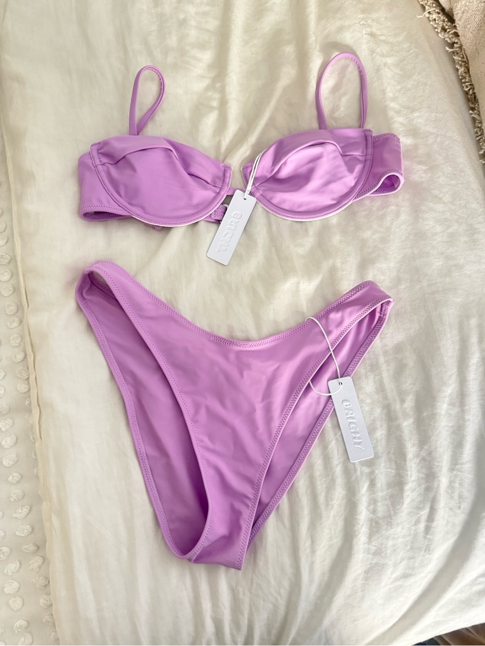 Lavender Underwire Bikini Set - Women Swim Bikinis
